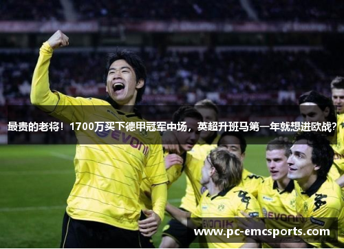 最贵的老将!1700万买下德甲冠军中场,英超升班马第一年就想进欧战? 最贵的老将!1700万买下德甲冠军中场,英超升班马第一年就想进欧战?